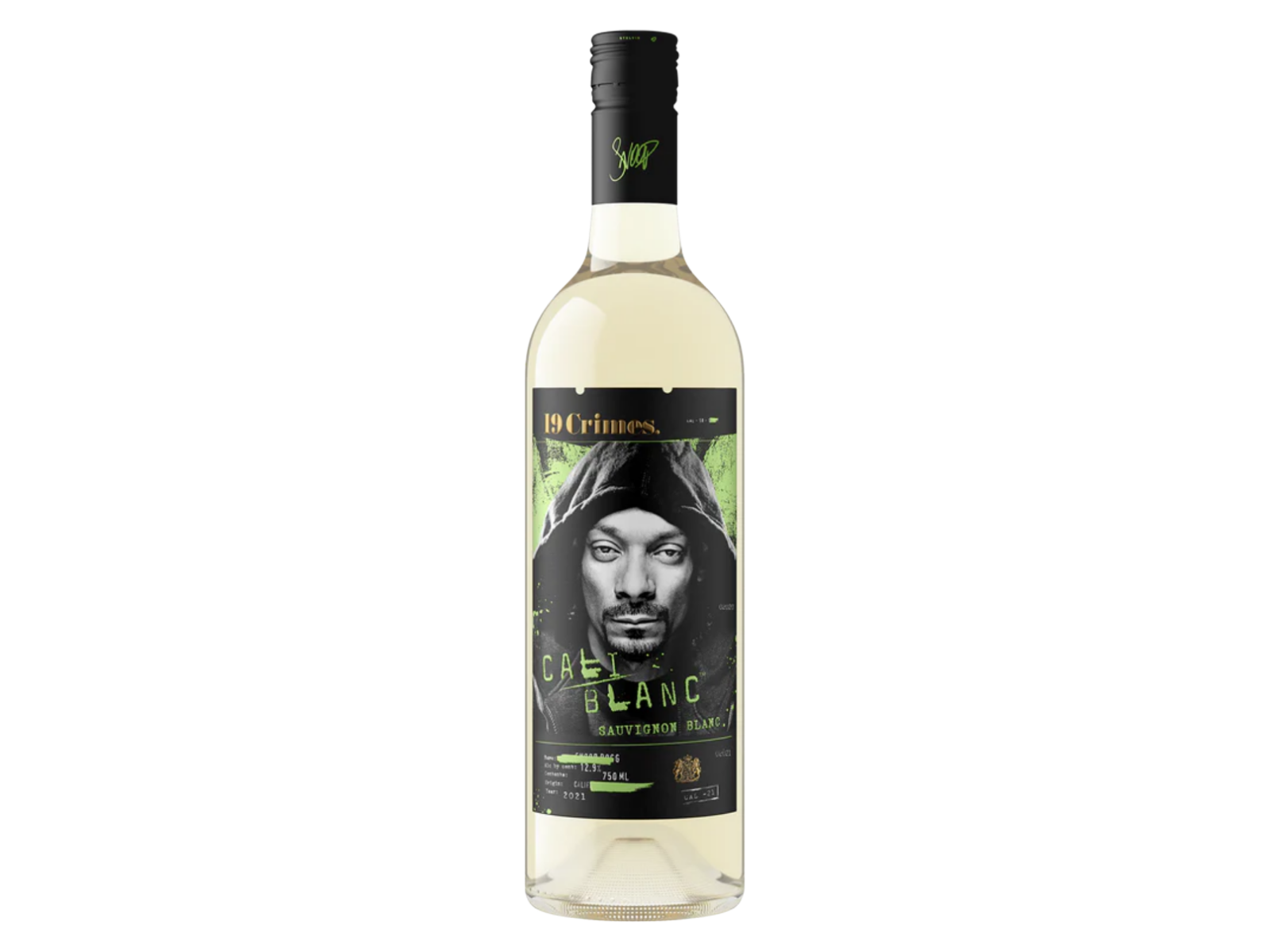 19 Crimes Snoop Dogg Cali Blanc headless