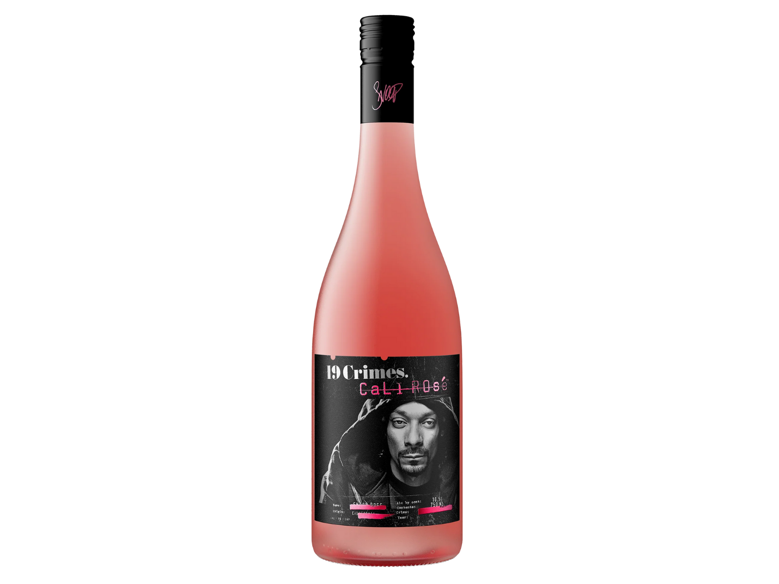 19 Crimes Snoop Dogg Cali Rosé headless